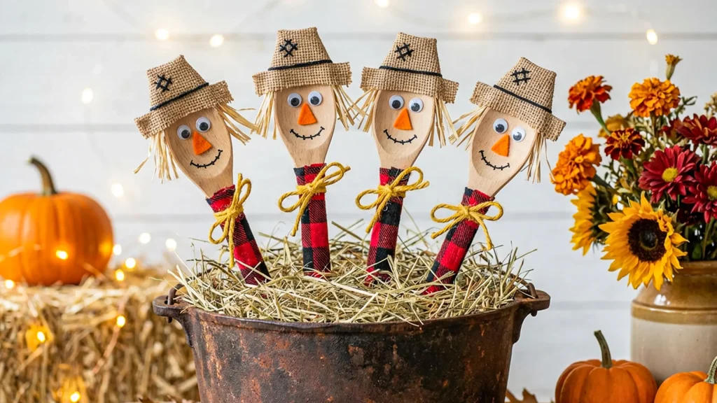 Wooden Spoon Scarecrow