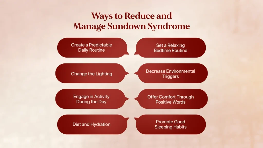 Ways to Reduce and Manage Sundown Syndrome