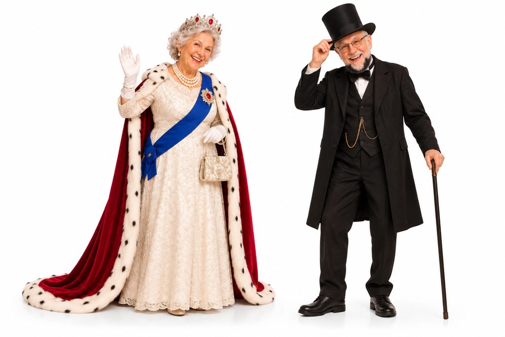 Seniors as historical figures